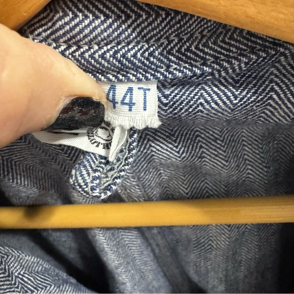 Sear’s Roebuck Men’s Vintage Striped Blue Coveralls Made in USA Size: 44 Tall - Picture 8 of 12